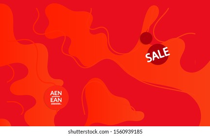Abstract geometric background with vanishing waves. Modern template for social media banner. Contemporary material design with realistic shadow over flat gradient background