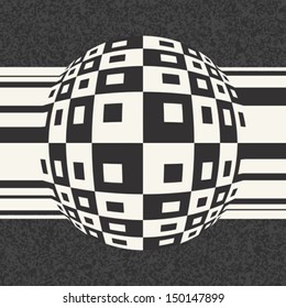 Abstract geometric background. Vector.