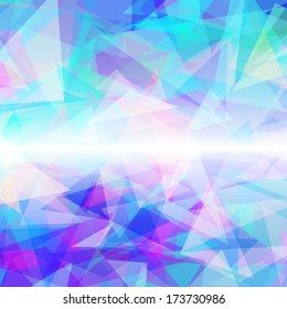 Abstract Geometric Background. Vector