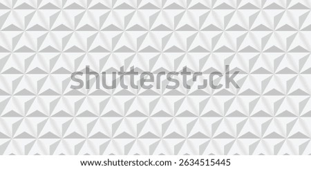 Abstract geometric background. Vector 3d illustration. Triangle or pyramid white shapes. Polygonal tiles backdrop. Minimal cover design. Futuristic element for design