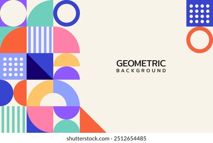 Abstract geometric background vector art 1
