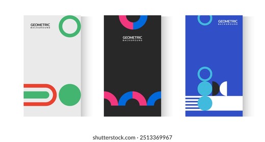 Abstract geometric background vector art 5