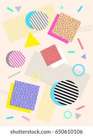 Abstract geometric background. Vector artwork
