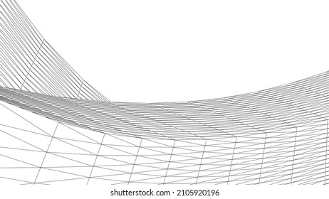 abstract geometric background vector black and white illustration