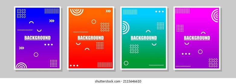 abstract geometric background vector collection