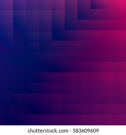 Abstract Geometric Background. Vector Colorful Texture. Dark Purple Gradient. 