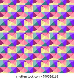Abstract geometric background. Vector colorful pattern with polygons. Modern tribal templates. 