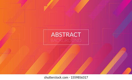 Abstract Geometric Background Vector Design. Colorful Gradient Background