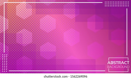 Abstract Geometric Background Vector Design. Colorful Gradient Background