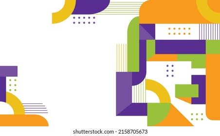 Abstract geometric background vector design