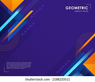 Abstract geometric background vector design