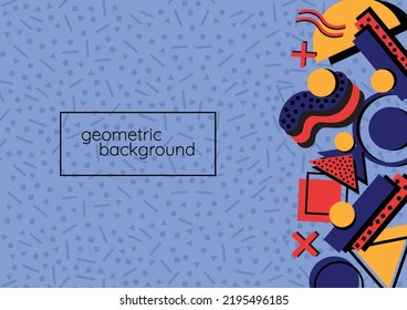 abstract geometric background vector design for banner wallpaper