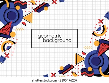abstract geometric background vector design for banner wallpaper