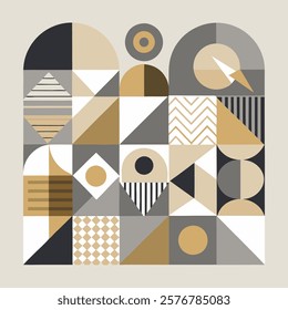Abstract Geometric Background Vector Design | Modern Minimalist Shapes  Patterns