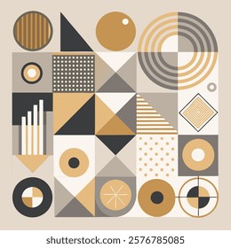 Abstract Geometric Background Vector Design | Modern Minimalist Shapes  Patterns