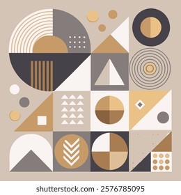 Abstract Geometric Background Vector Design | Modern Minimalist Shapes  Patterns