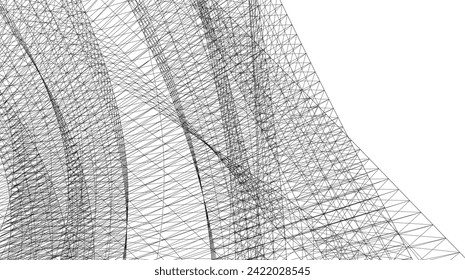 abstract geometric background vector drawing