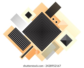 abstract geometric background, vector graphic design