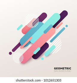 Abstract geometric background. Vector illustration.