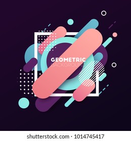 Abstract geometric background. Vector illustration.