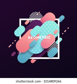 Abstract geometric background. Vector illustration.