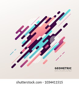 Abstract geometric background. Vector illustration. 