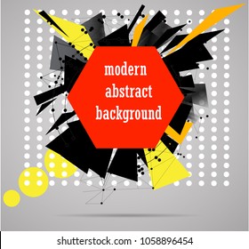 abstract geometric background, vector illustration