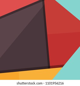 Abstract geometric background. Vector, illustration