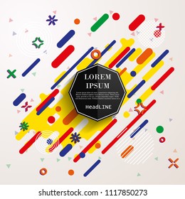 Abstract geometric background. Vector illustration.
