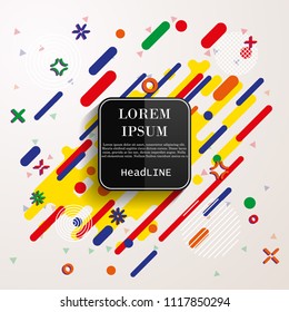 Abstract geometric background. Vector illustration.