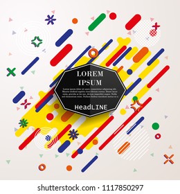 Abstract geometric background. Vector illustration.