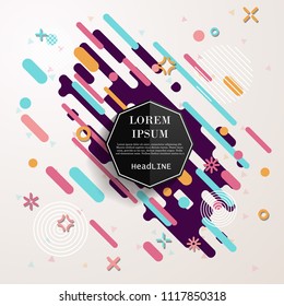 Abstract geometric background. Vector illustration.
