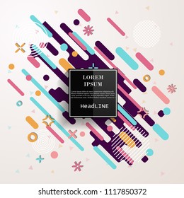 Abstract geometric background. Vector illustration.