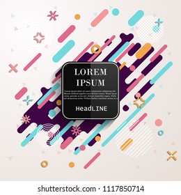 Abstract geometric background. Vector illustration.