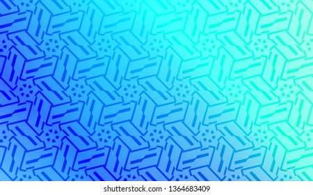 Abstract Geometric Background. Vector illustration. Gradient color.