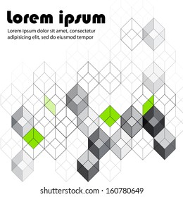 Abstract geometric background. Vector illustration 