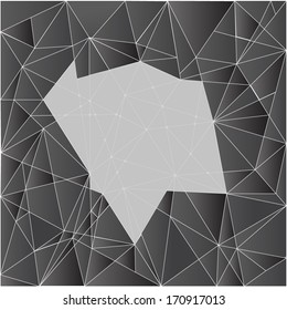 Abstract geometric background. Vector illustration for your technology presentations. 