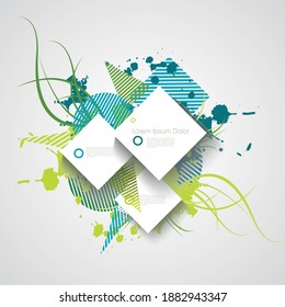 Abstract geometric background, vector illustration.