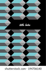 Abstract Geometric Background / Vector Illustration / Book Cover / Background Design / Graphics / Layout / Content Page