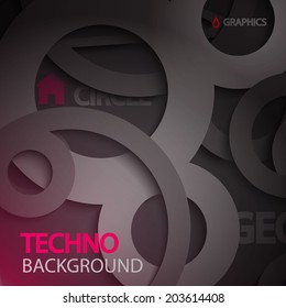 Abstract geometric background. Vector illustration