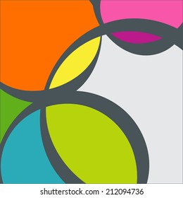 Abstract Geometric Background Vector Illustration