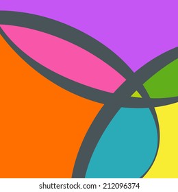 Abstract Geometric Background Vector Illustration 