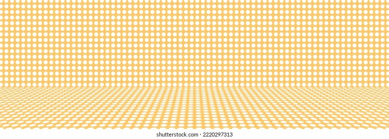 Abstrakter geometrischer Hintergrund. Vektorgrafik von Punkten mit optischer Illusion.