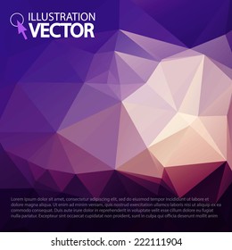 Abstract geometric background. Vector illustration 