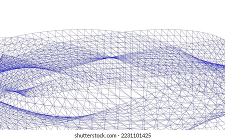 ilustración de vector de fondo geométrico abstracto