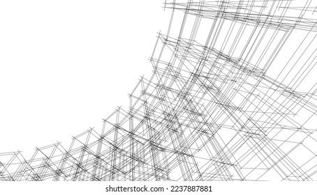  ilustración de vector de fondo geométrico abstracto
