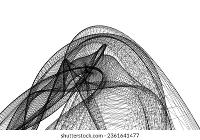 Abstract geometric background vector illustration