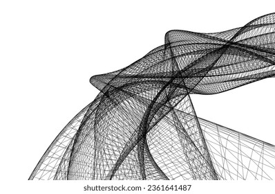 Abstract geometric background vector illustration