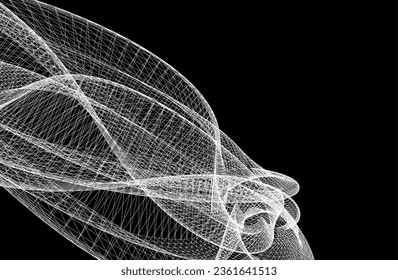 Abstract geometric background vector illustration