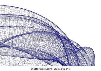 Abstract geometric background vector illustration